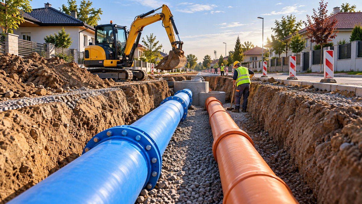 Extinderea rețelelor de apă uzată și a rețelelor de distribuție a apei